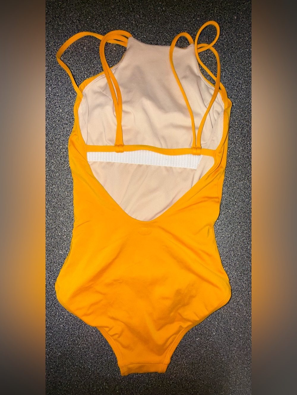Jo & Jax One Piece Dance Leotard Orange Size Adult X-Small - Picture 2 of 8